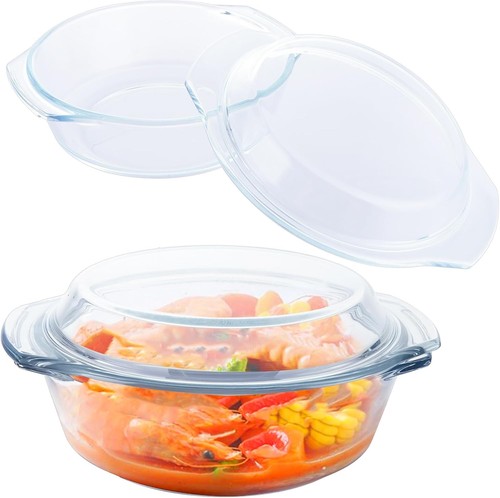 2pcs glass casserole dish - glass,