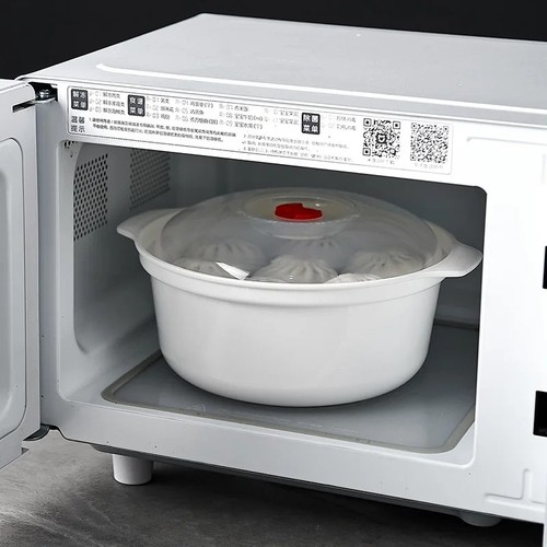 Microwave food steamer pot - food,