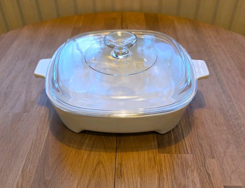Vintage corning ware white - vintage,