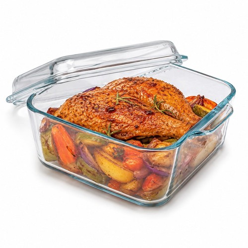 Glass casserole baking - glass, dish