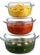 Glass Round Casserole Dish