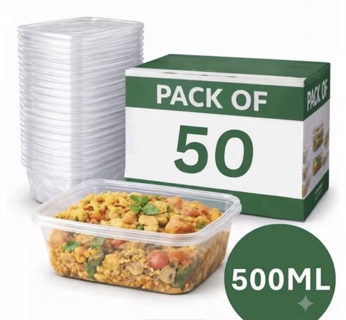 500ml plastic food - 50, x
