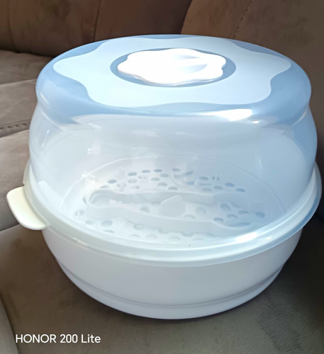 Microwave plastic steamer - microwave,