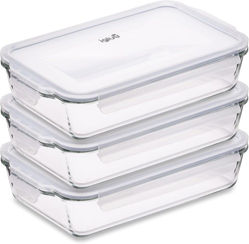 Igluu meal prep glass - meal,