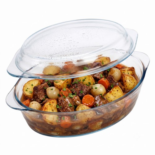 Ribbed oval glass - ribbed,