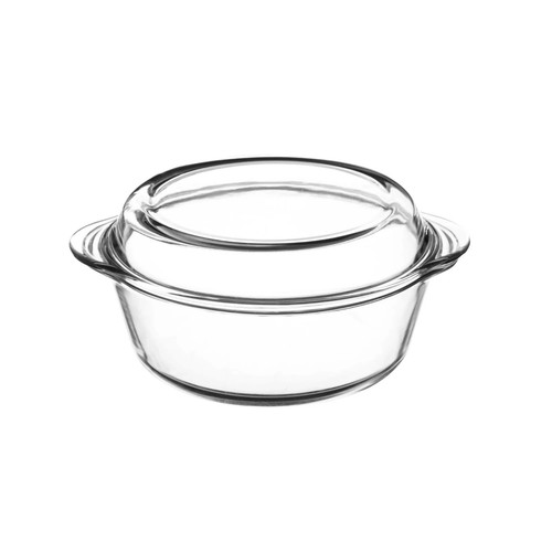 Glass casserole dish - glass, lid