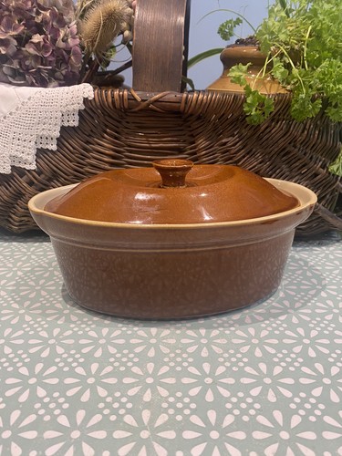 Vintage treacle glazed lidded - vintage,