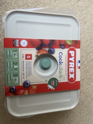 Pyrex cook and - and, vacuum