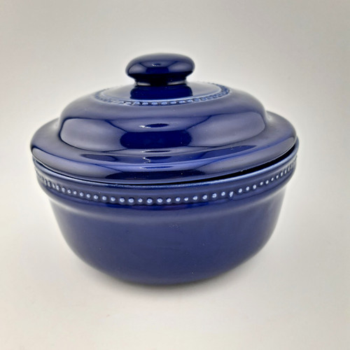 Dark blue ceramic - ceramic, casserole