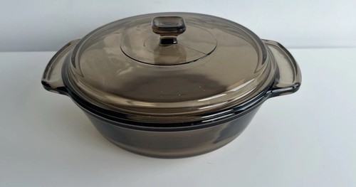 Anchor smoked glass casserole - smoked,